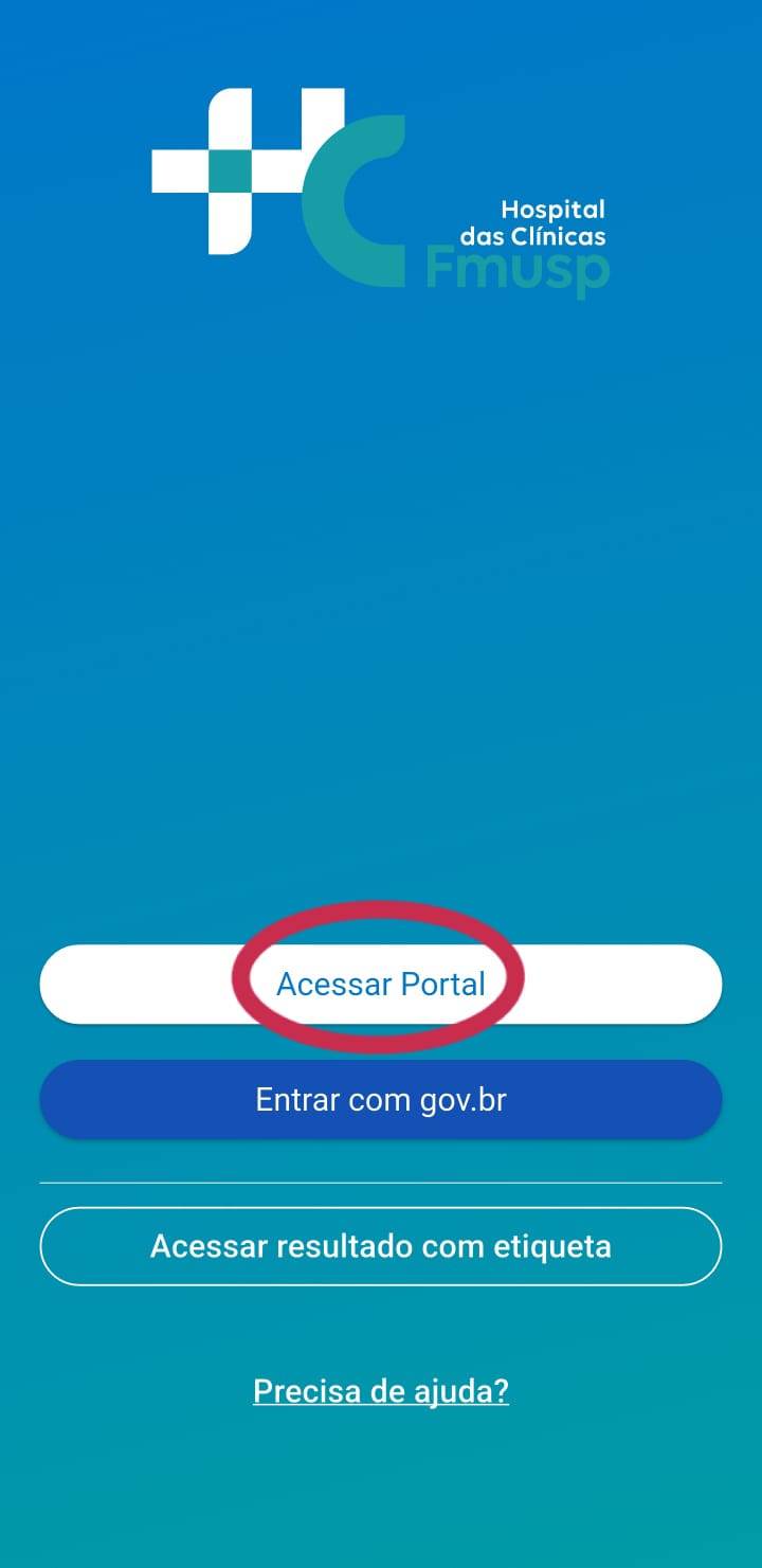 Imagem inicial do app